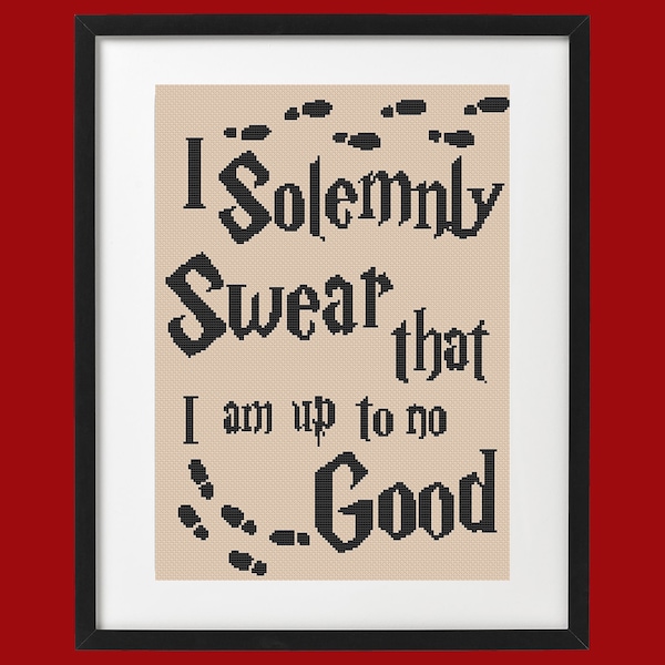 Wizard Map Cross Stitch Pattern Digital Download