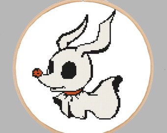 PDF Cross Stitch Pattern - 0299.zero ( Nightmare Before Christmas ...