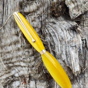 Unique Handmade Pen -Yellow