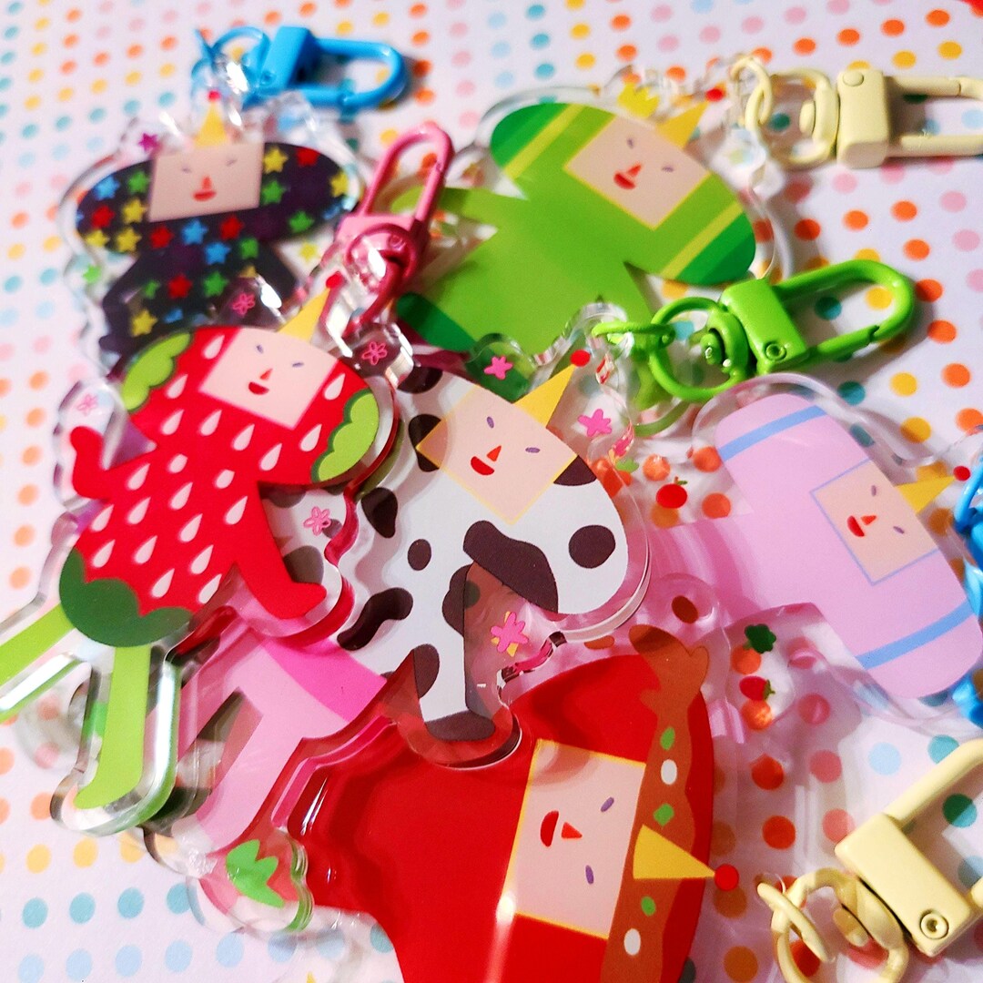Katamari Acrylic Charms - Etsy