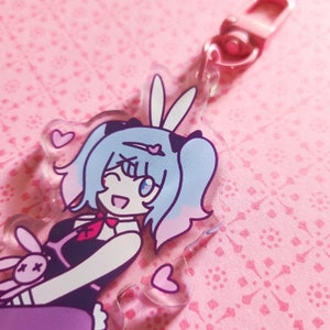 Rabbit Hole Miku Hatsune Vocaloid Charm