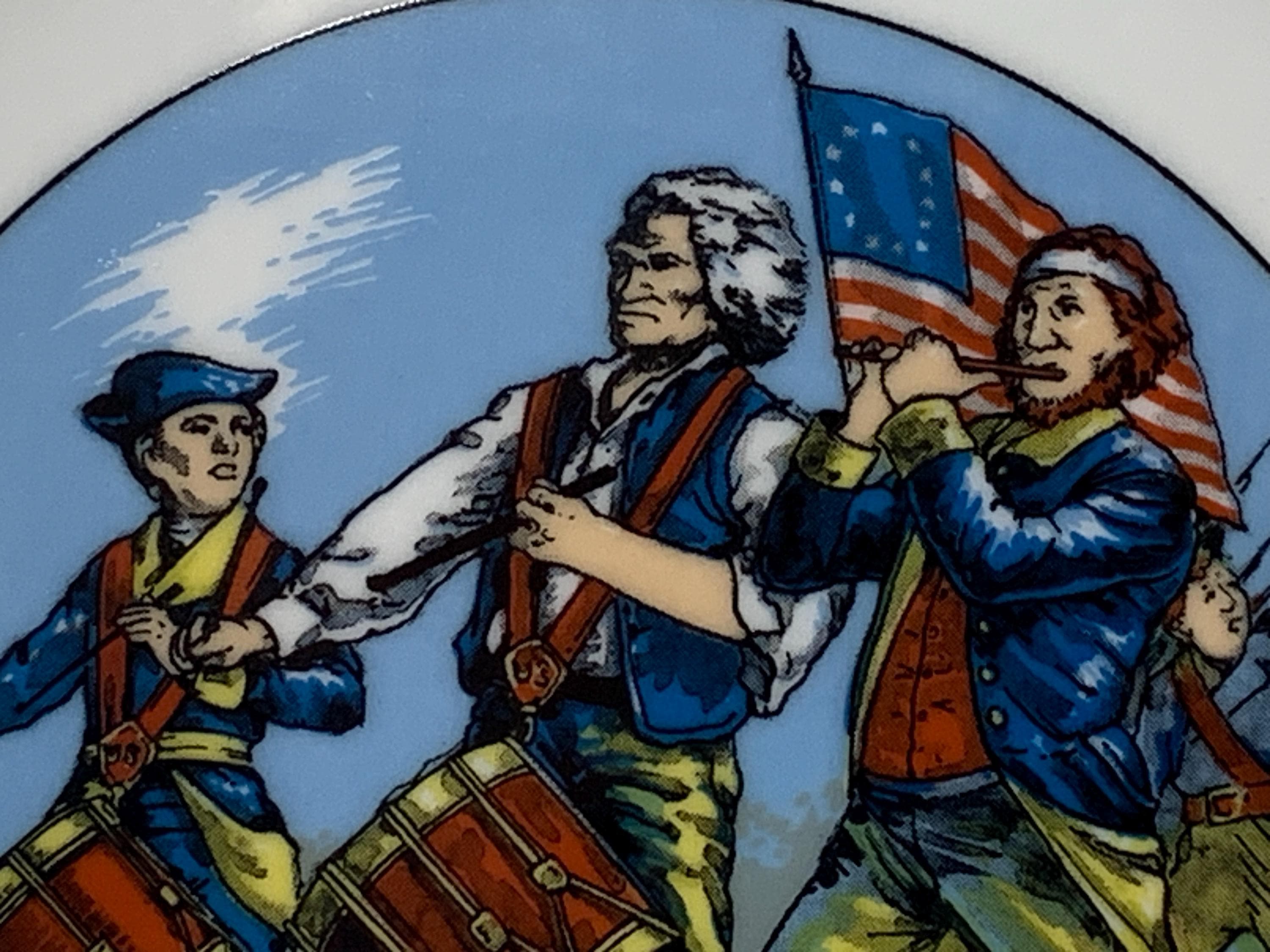 RARE Design 1776 USA Ceramic 10.75