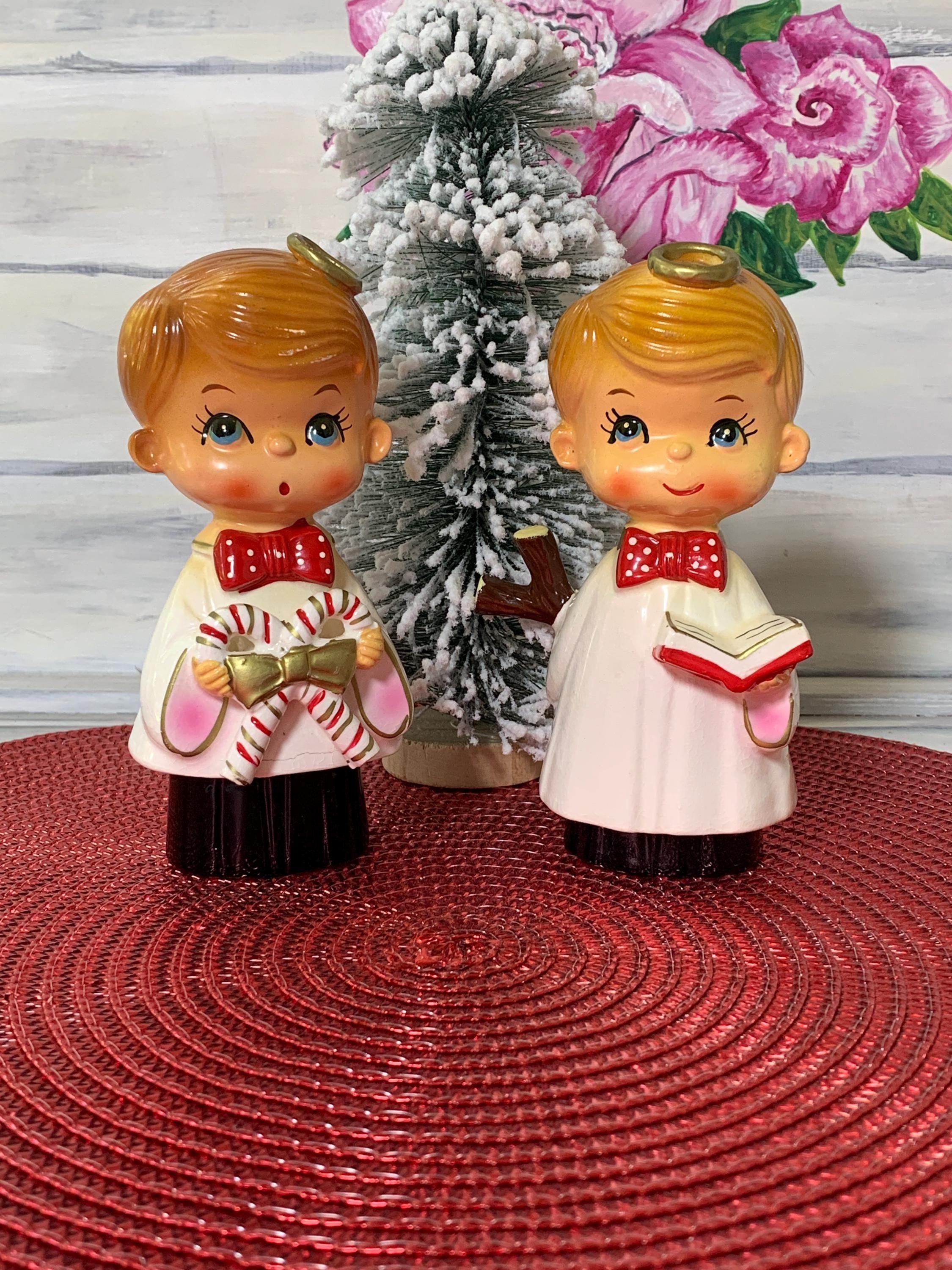 Antique Christmas Carolers Figurines - Etsy
