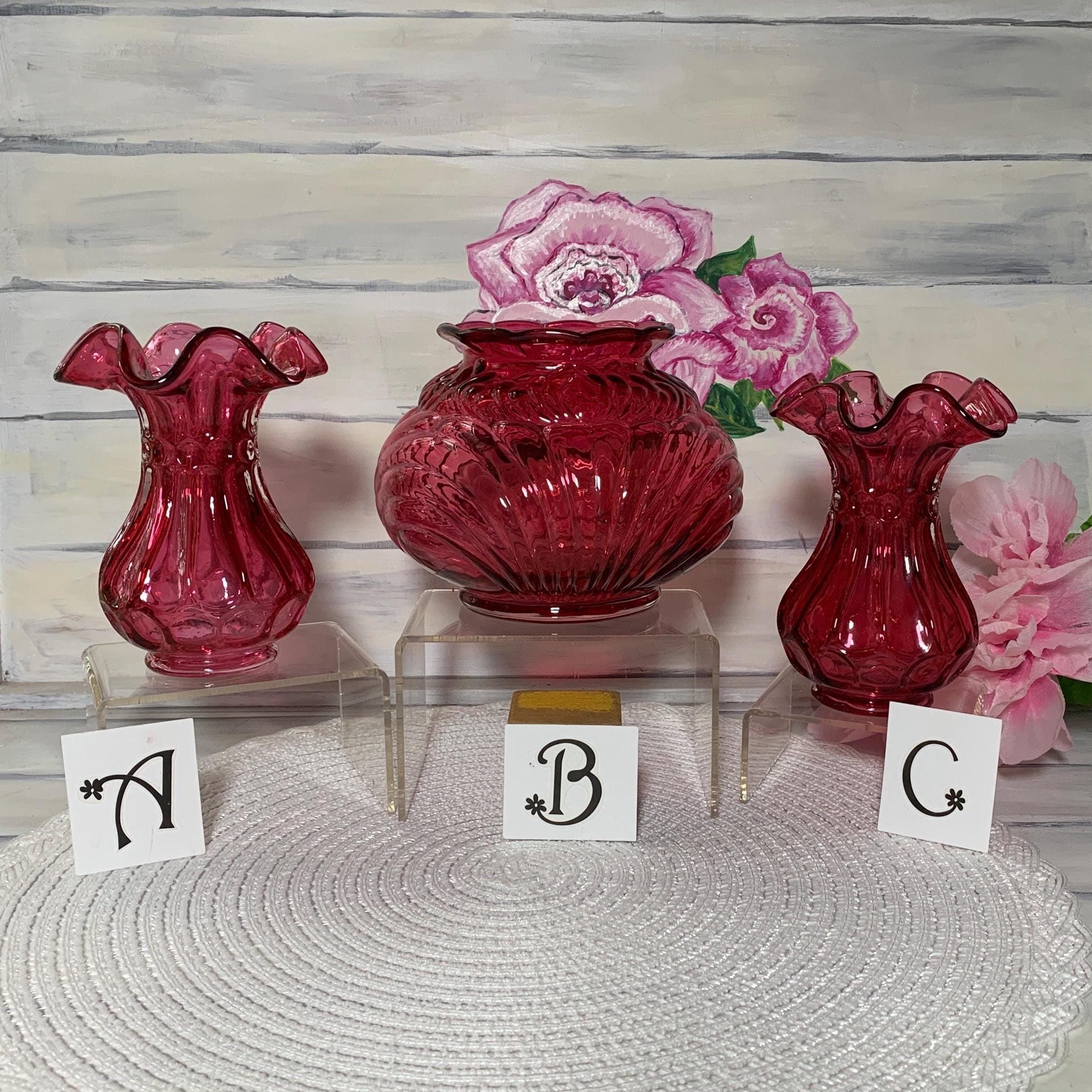Fenton Cranberry - Etsy