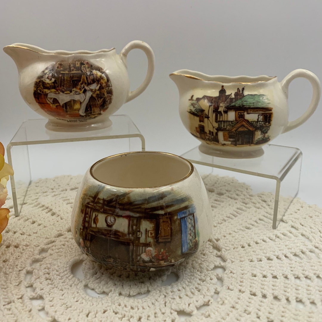 Vintage Englishware Creamer or Sugar Bowl by Lancaster Sandland