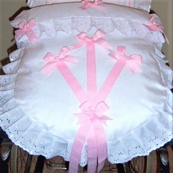 Baby Pram Quilt and Pillow Set Fits Any Modern Pushchair carrycot Pram Silver Cross Mamas and Papas nuna pram Bedding Bows Perfect Gift Etsy
