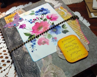 Junk journal / handmade eclectic softback journal