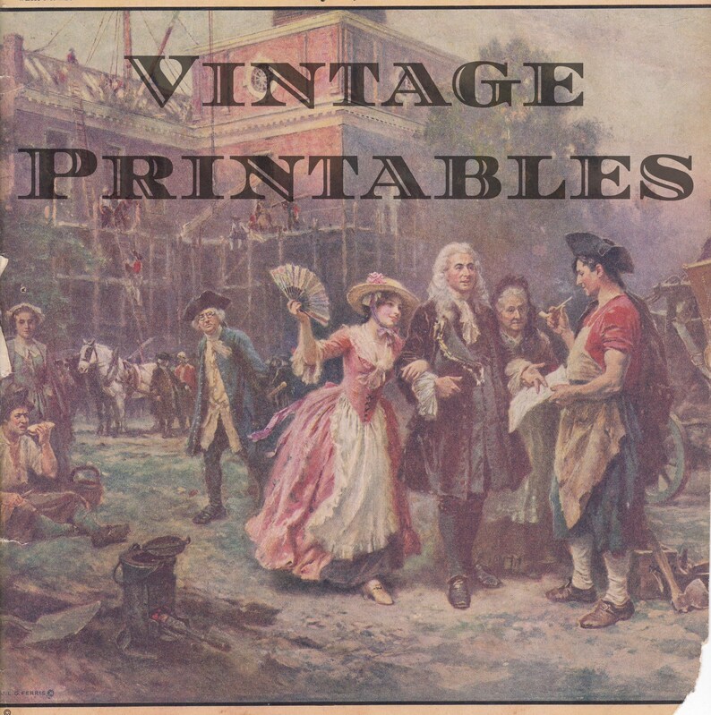 Printable Vintage Advertisements / 1930s Retro Ephemera / Junk Journal