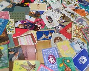 Vintage Playing Card Bundle: Ephemera for Junk Journals