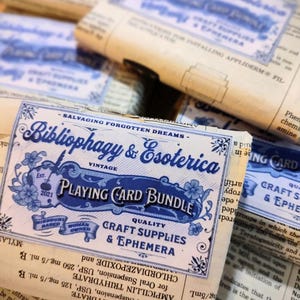 Packaged Bibliophagy & Esoterica 30 piece playing card bundles