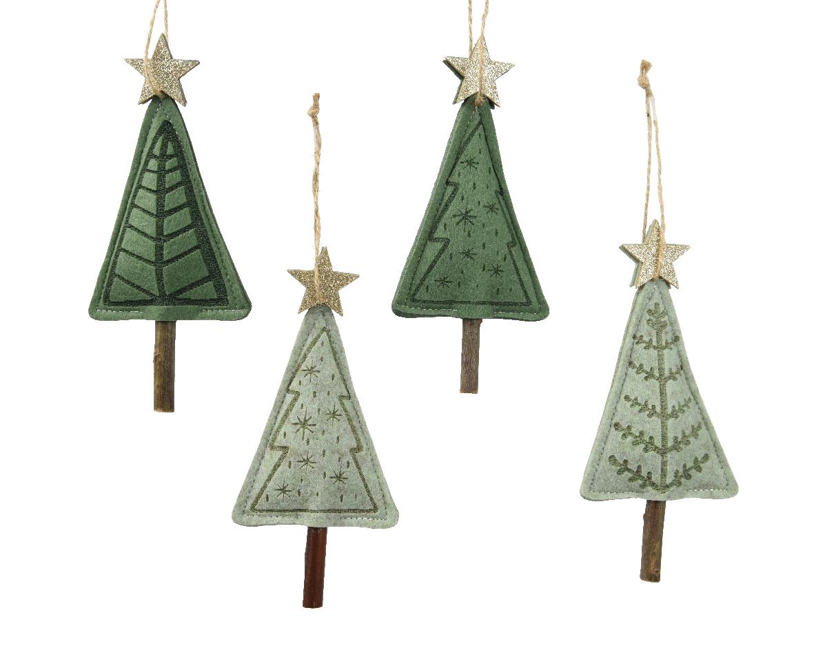 Étoiles Dorées Décorations Sapin