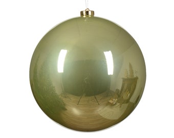 Boule XXL vert pistache, incassable - Boule de Noël, Boule de sapin de Noël XXL