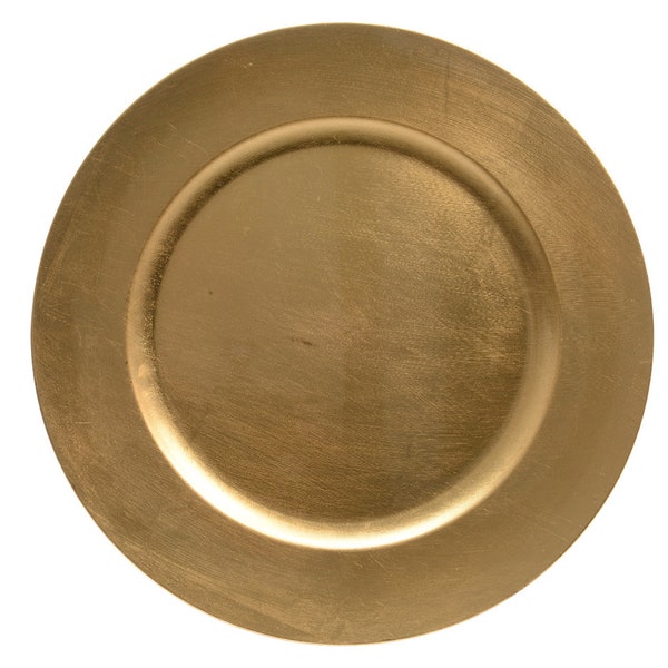 Assiette décorative, assiette de table, assiette de Noël, assiette de l'Avent, assiette à biscuits, assiette du Père Noël - Or de Noël, diamètre 33 cm