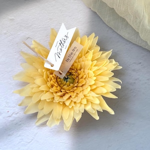 Chrysanthemum Flower Handmade Candle