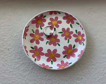 Painted Clay ring and trinket dish