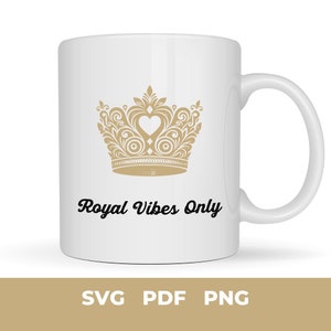 crown svg, crown png, crown silhouette svg, queen crown svg, royal crown svg file