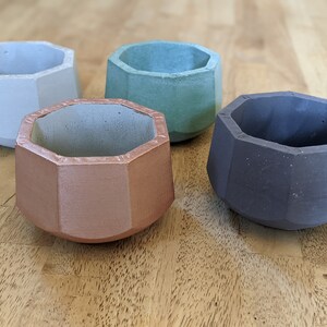 Handmade Geometric Cement Planters