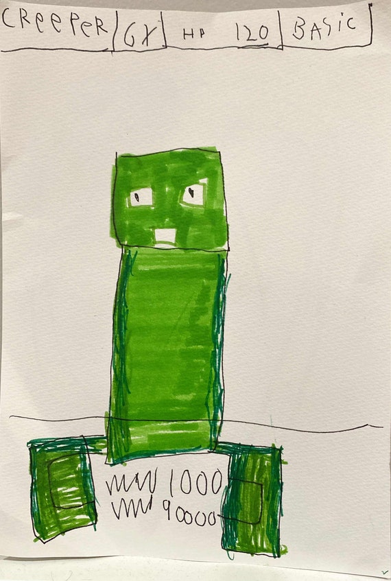 How To Draw A Creeper (New) 