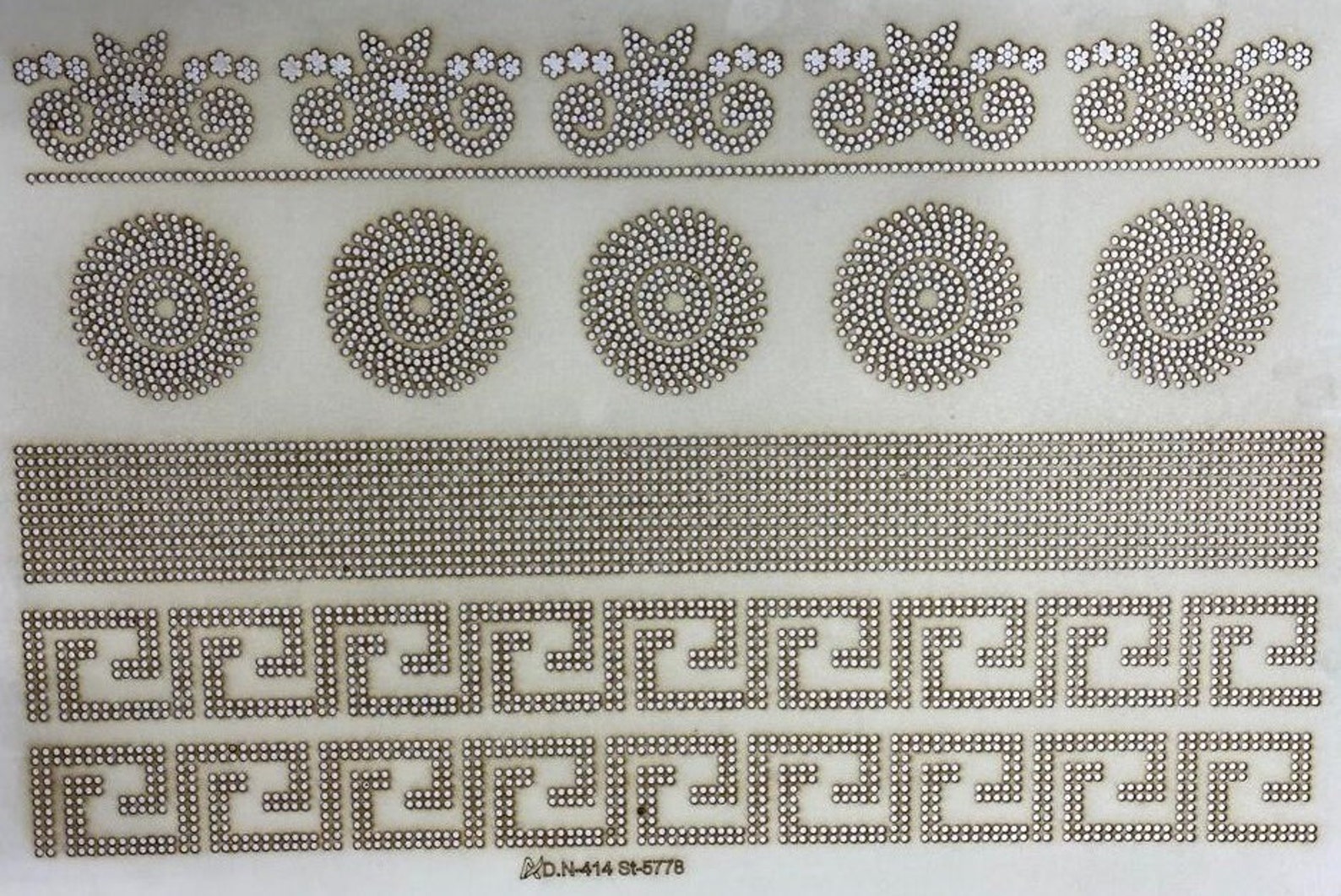 Rhinestone Template/pattern Board Etsy