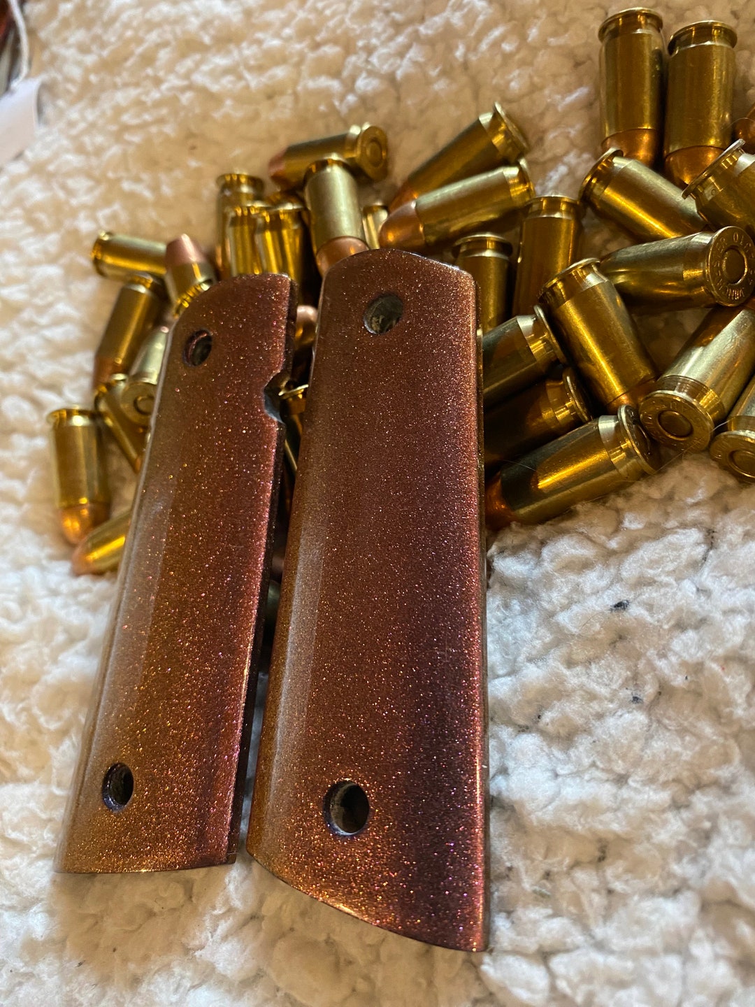 Custom Color Shift Epoxy 1911 Grips Full Size Etsy