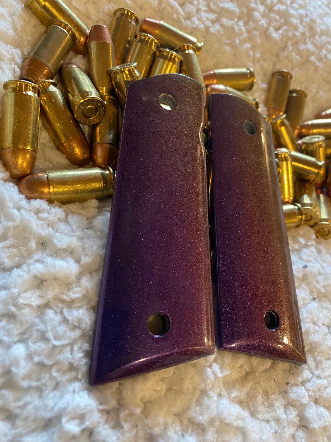 Custom Color Shift Epoxy 1911 Grips Full Size Etsy
