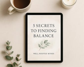 Self-Care eBook | 5 Secrets to Finding Balance (PDF Download)