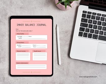 Mindfulness Journal, Daily Gratitude Prompts, Self-Care