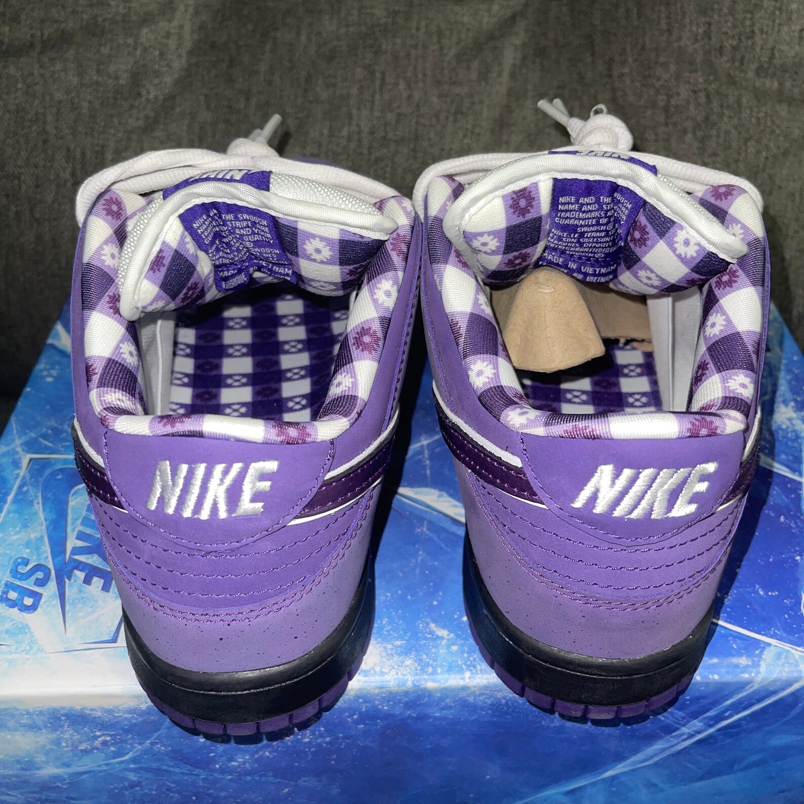 Nike SB Dunk Low Konzept lila Hummer | Etsy