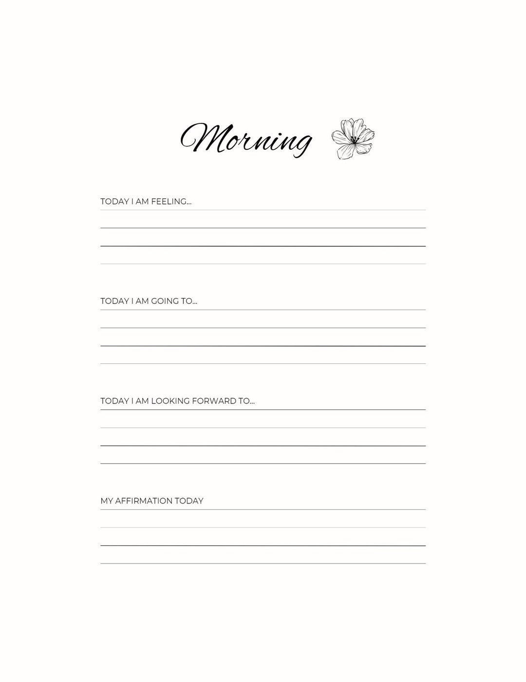 MINIMALIST JOURNALING/PRINTABLE - Etsy