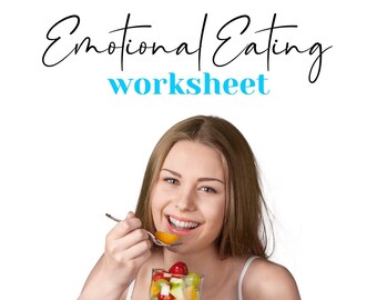 Emotional Eating Worksheet - Etsy