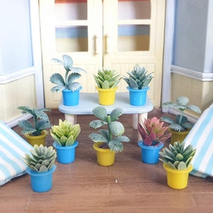 Miniatur Sukkulenten, Pflanzen, Rosen, Garten, Spielzeug, Puppe, Critter Familie