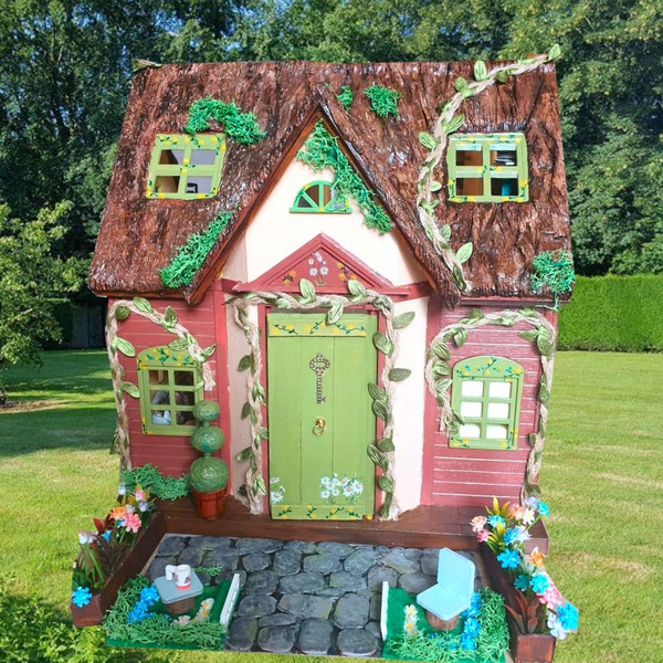 Clay Roof Country Cottage, House, Real Clay Roof & Garden, Critter Family Custom