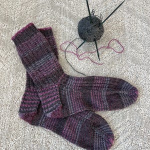Chaussettes tricotées main