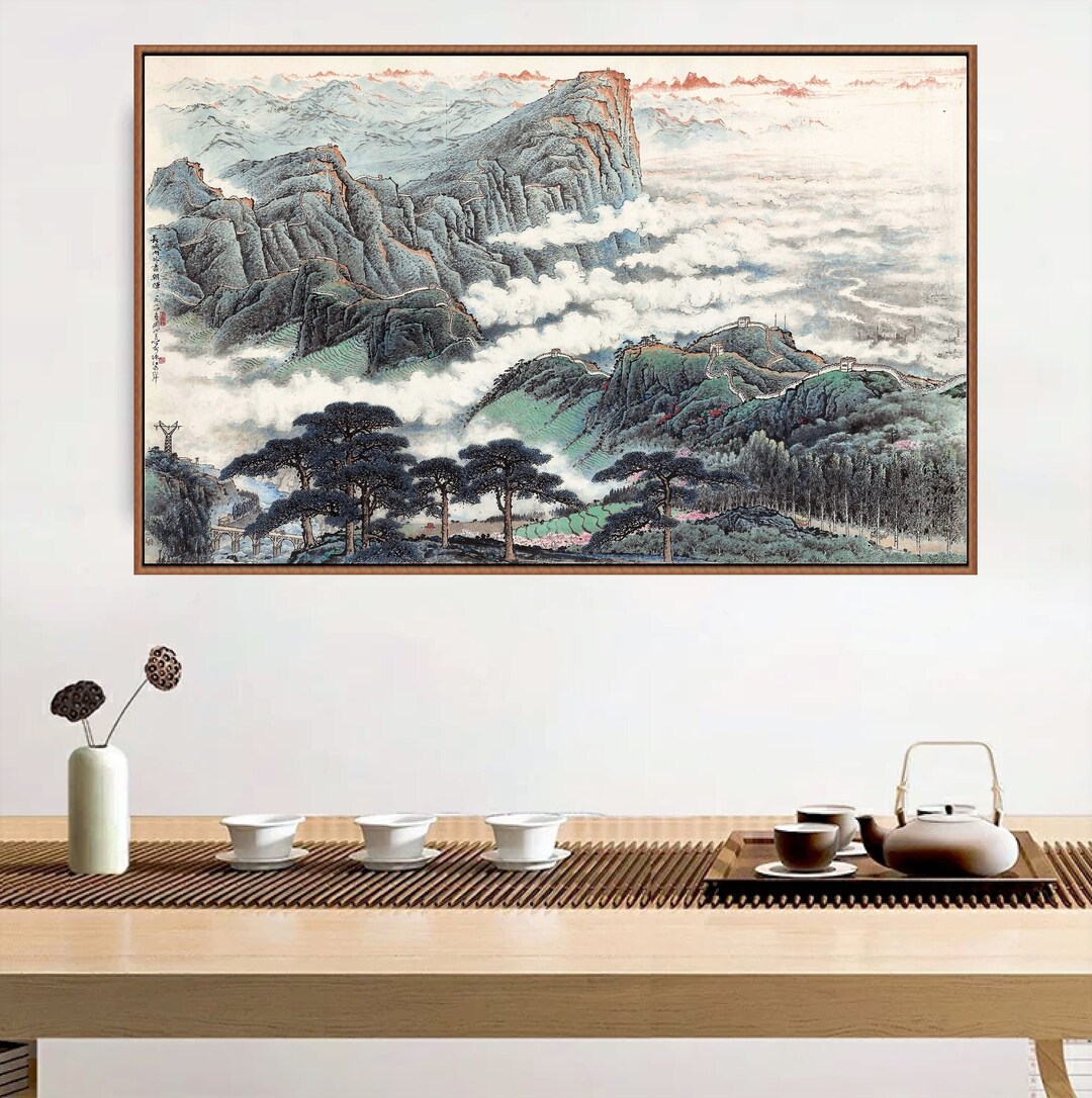 Chinese Painting by Quan Shan Yue, Giclee Print, Landscape Painting
