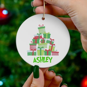 Custom christmas ornament, Personalized Christmas ornament, Christmas ornament 2024 gift, XMAS custom ornament gift, custom name christmas