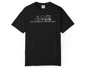 Funny retired golf shirt, retirement golf gift shirt for men, funny golf shirt, golfing tshirt humor, retirement golfing shirt, retired golf
