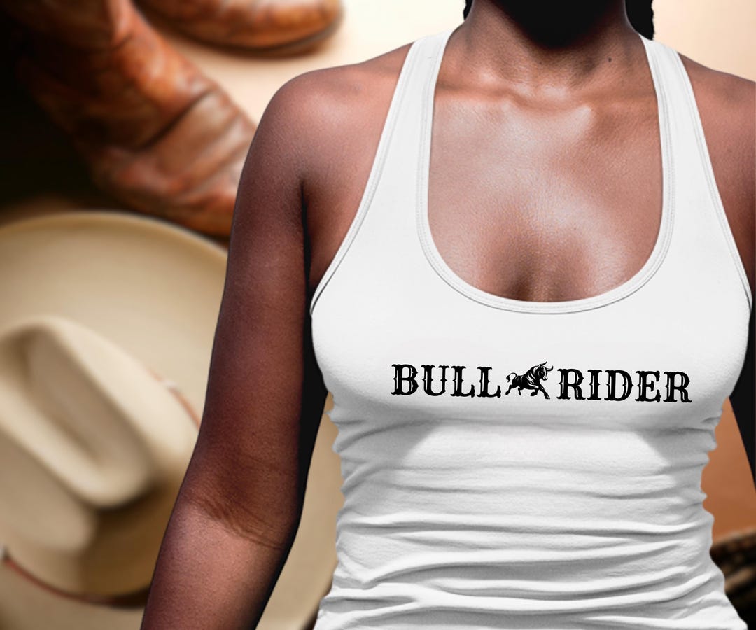 Bull Rider Tank Top, Bull Rider Hotwife Vixen Tank Top, Hotwife Secrets ...
