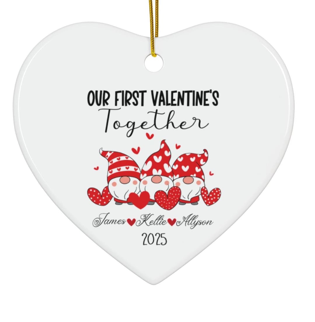 Hudson's Bay Our First Valentine Together Ornament