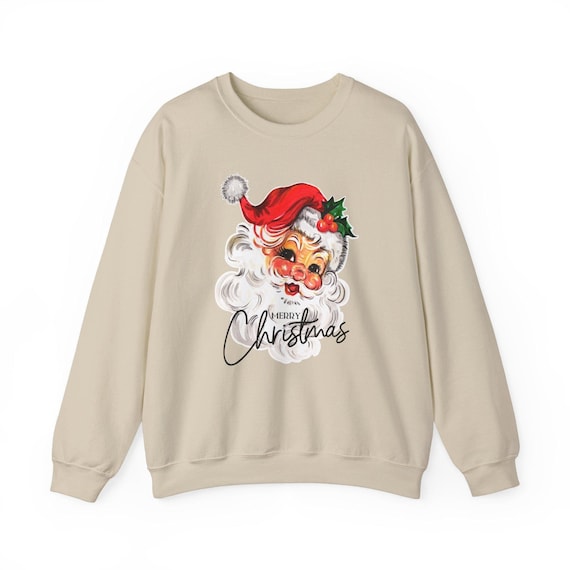 Noël Pull De Grand Mere Pull Joyeux Noël, Pull Père Noël Rétro