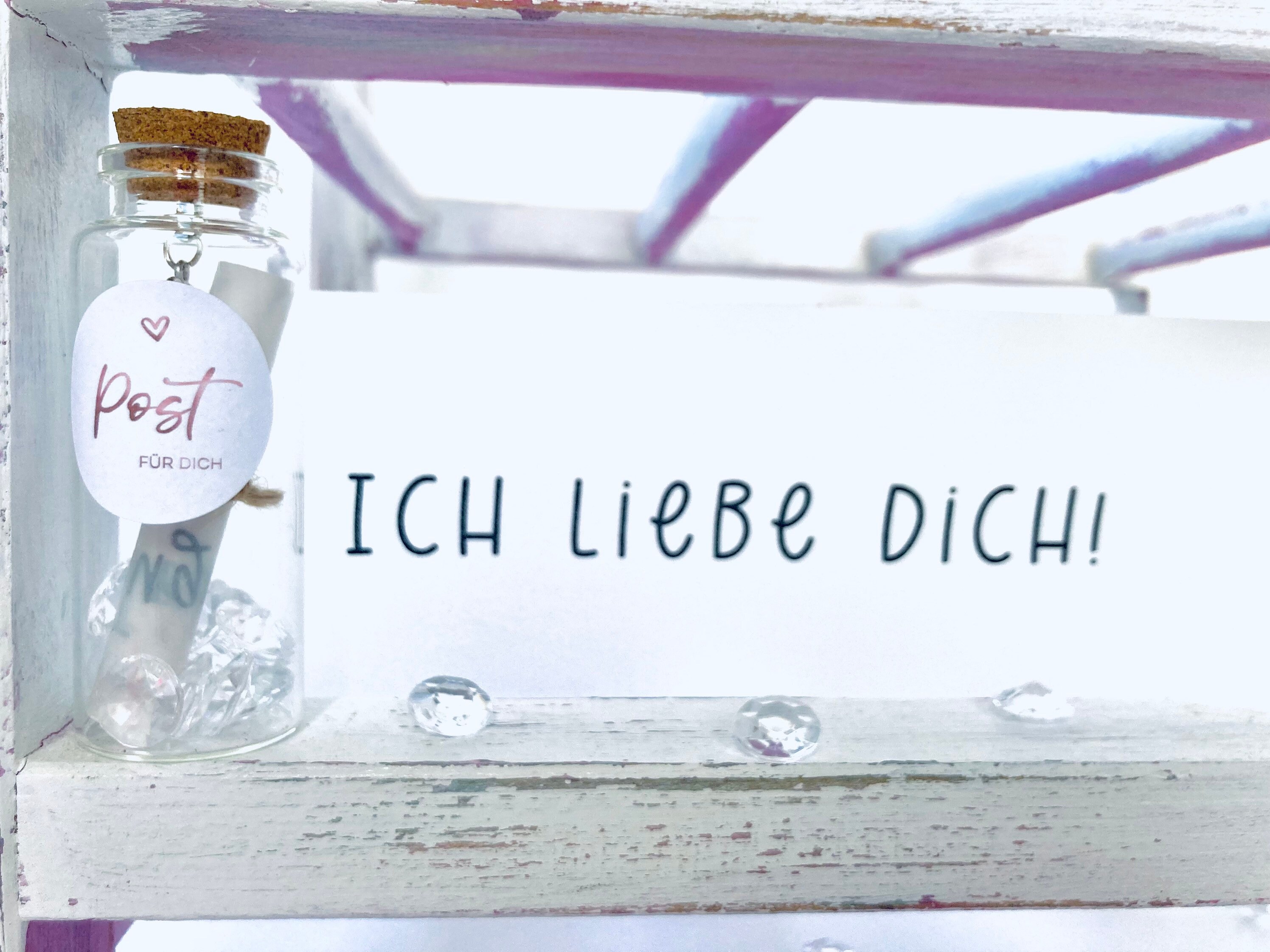 Liebesbrief Ich liebe dich Flaschenpost Hochzeitstag Etsy.de