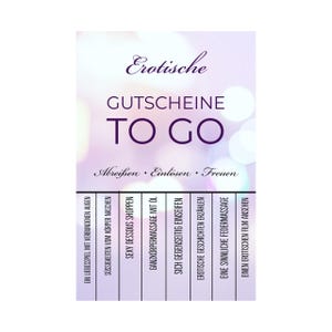 erotische Gutschein Karte für deinen Partner zum Jahrestag Geburtstag Hochzeitstag Geschenk Weihnachten Adventskalender