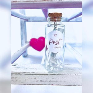 Ich liebe dich/ Flaschenpost/ Geschenk zum Muttertag