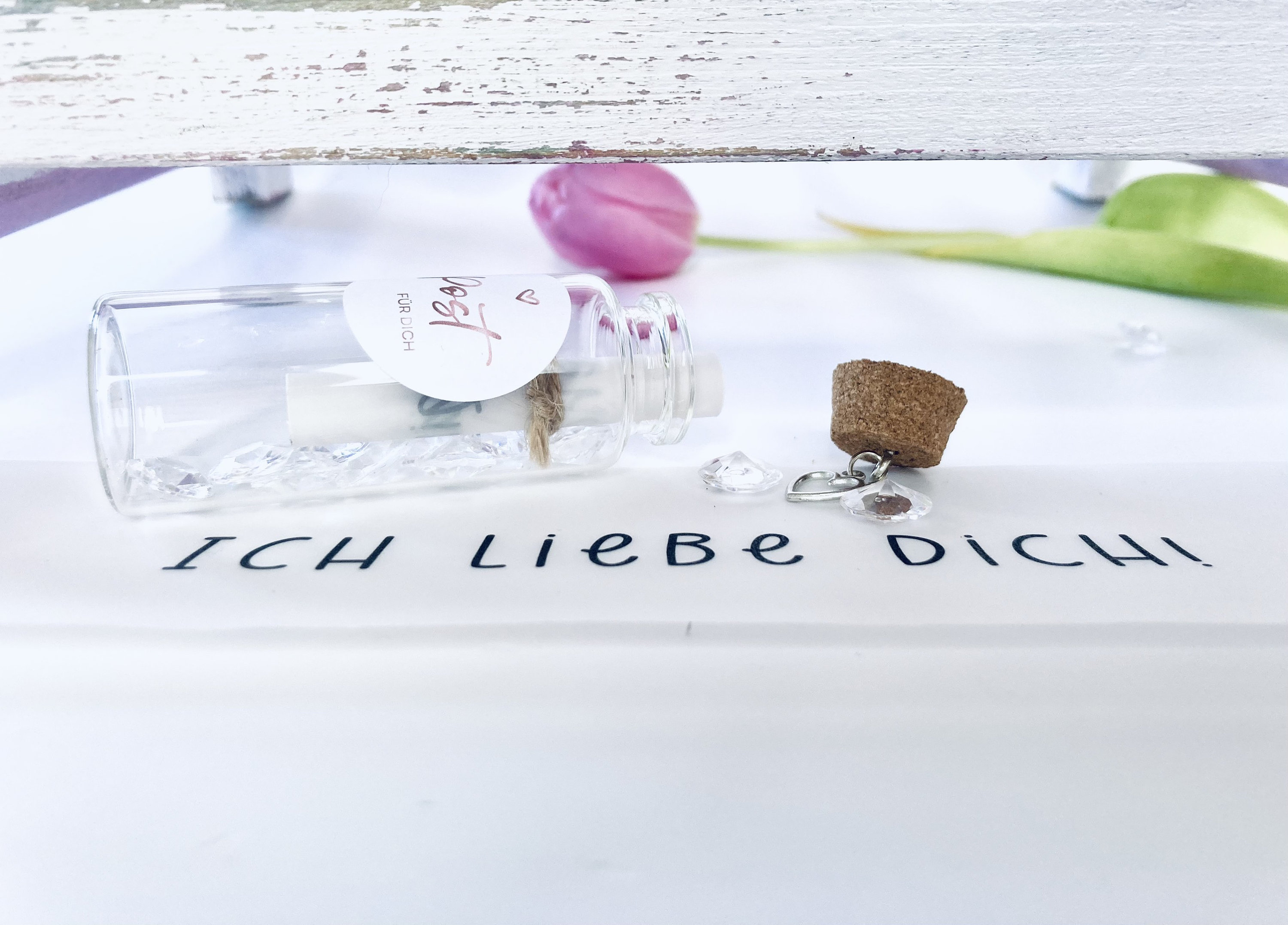 Liebesbrief Ich liebe dich Flaschenpost Hochzeitstag Etsy.de