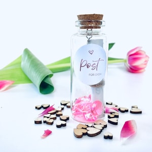 Ich liebe dich / Flaschenpost / Geschenk zum Jahrestag / Heiratsantrag