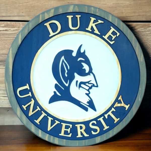Duke University Wood Sign