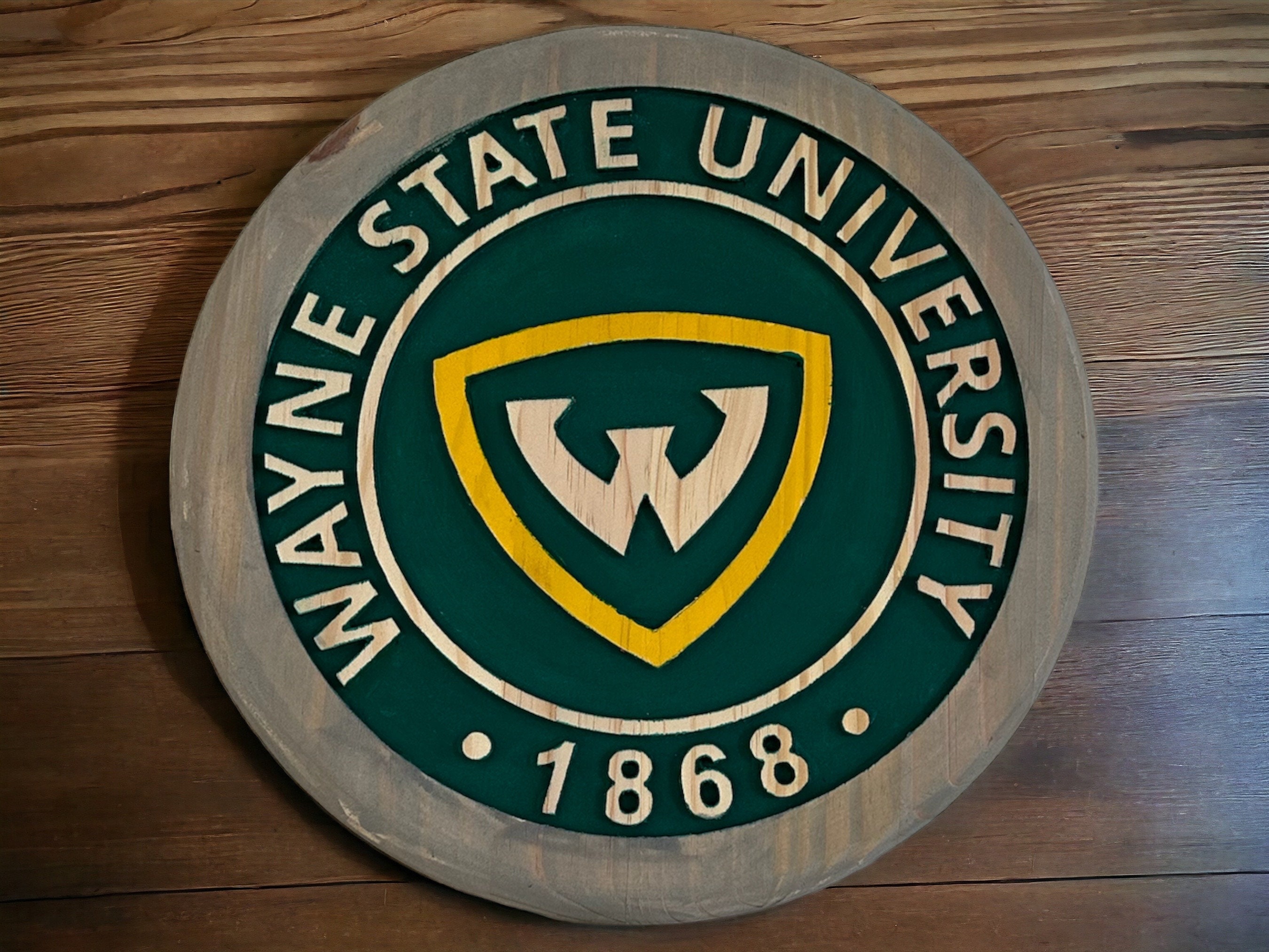Wayne State Warriors Graduation Banner Flag - 30x40 Inches, Officially Licensed