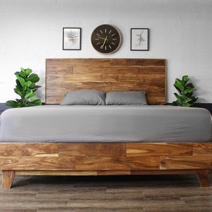 Royal Gorge Bed - Mid Century Style - Modern Rustic - Handmade