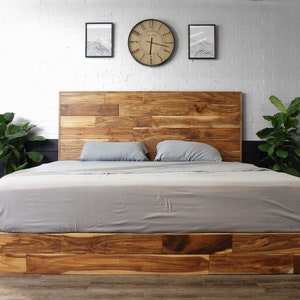 Foothills Bed Frame - Modern Rustic Style - Horizontal - Handmade