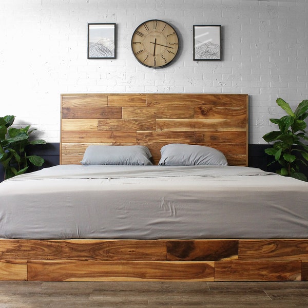 Rustic King Bed Frame - Etsy