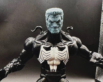 Custom Eddie Monster Inspired Head Sculpt, Marvel Legends Scale, 1/12 and 1/10 Action Fogure Accessories, Action Figure Head Sculpt